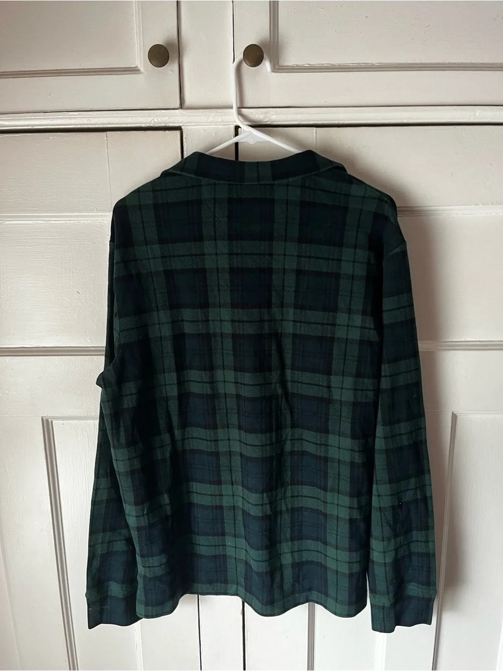 BNWT - Polo by Ralph Lauren - Green & Navy Plaid 1/4-Zip Sweater - Men’s Size M